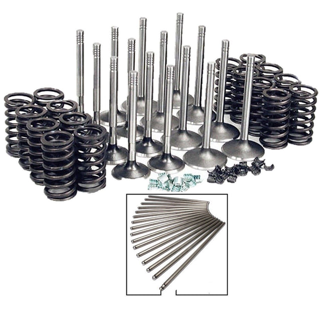 Ford 292 1957-1959 Engine Valve Train Kit Valves+Springs+Guides+Locks+